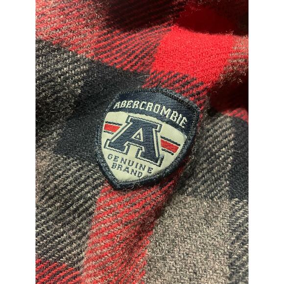 VTG Abercrombie & Fitch Mackinaw Plaid Hunting Jacket Wool Mens Large MHT-119a - Picture 8 of 13